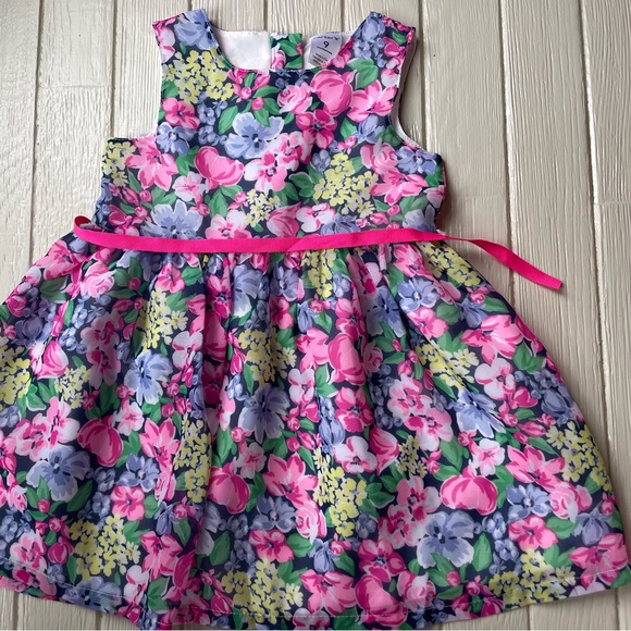 Floral Dress Carter's 9 Months Baby Girl - Picture 2 of 12